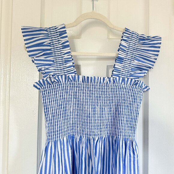 Hill House Blue and White Striped Ellie Nap Dress in Size Small - Worn Once - Picture 3 of 4